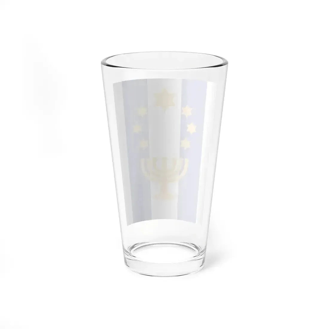 Israel Flag Proposal No.61 by Nissim Shtrick (Israel) Pint Glass 16oz - Go Mug Yourself