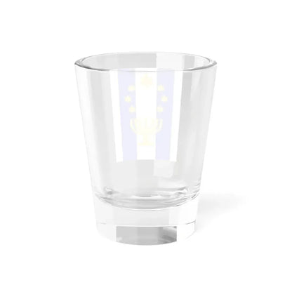 Israel Flag Proposal No.61 by Nissim Shtrick (Israel) Shot Glass 1.5oz - Go Mug Yourself
