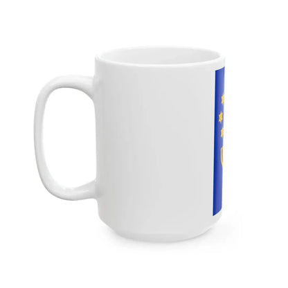 Israel Flag Proposal No.61 by Nissim Shtrick (Israel) White Coffee Mug - Go Mug Yourself