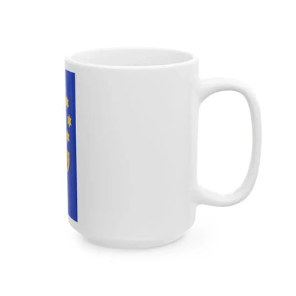 Israel Flag Proposal No.61 by Nissim Shtrick (Israel) White Coffee Mug - Go Mug Yourself
