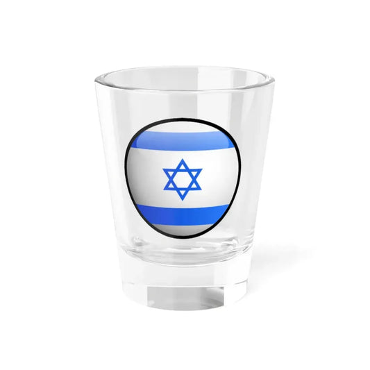 Israel Flag Round (Israel) Shot Glass 1.5oz 1.5oz - Go Mug Yourself