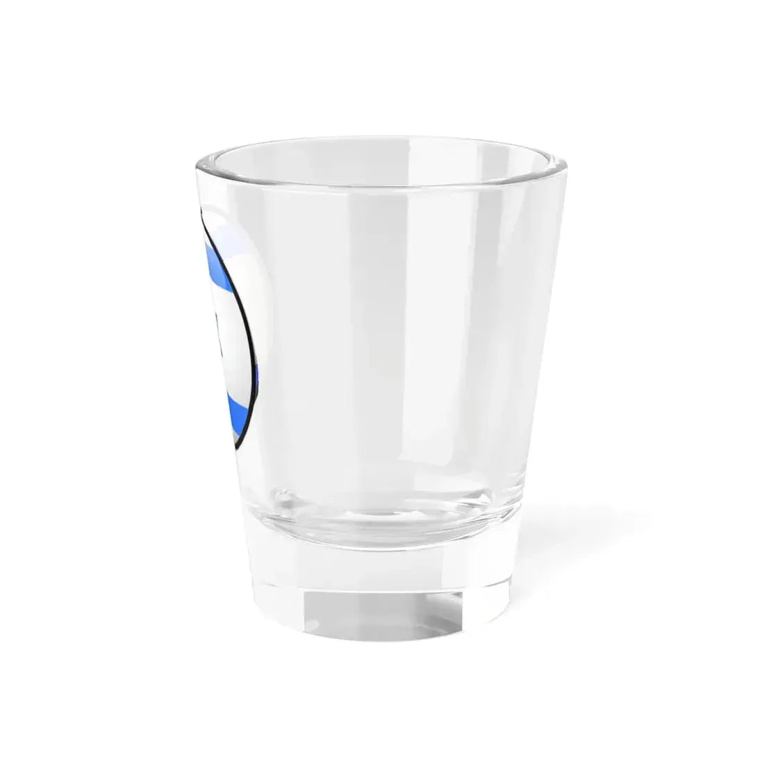 Israel Flag Round (Israel) Shot Glass 1.5oz - Go Mug Yourself