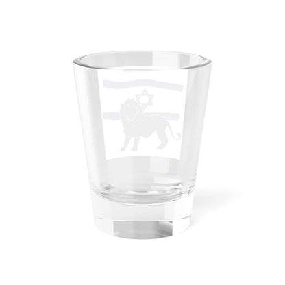 אריה ודגל ישראל (Israel) Shot Glass 1.5oz - Go Mug Yourself
