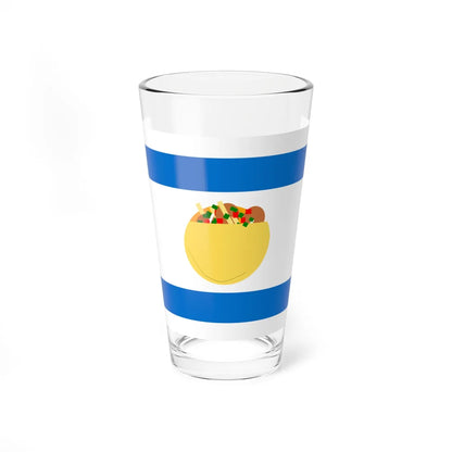 Israeli Falafel Flag 2 (Israel) Pint Glass 16oz 16oz - Go Mug Yourself