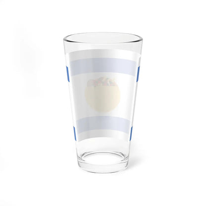 Israeli Falafel Flag 2 (Israel) Pint Glass 16oz - Go Mug Yourself