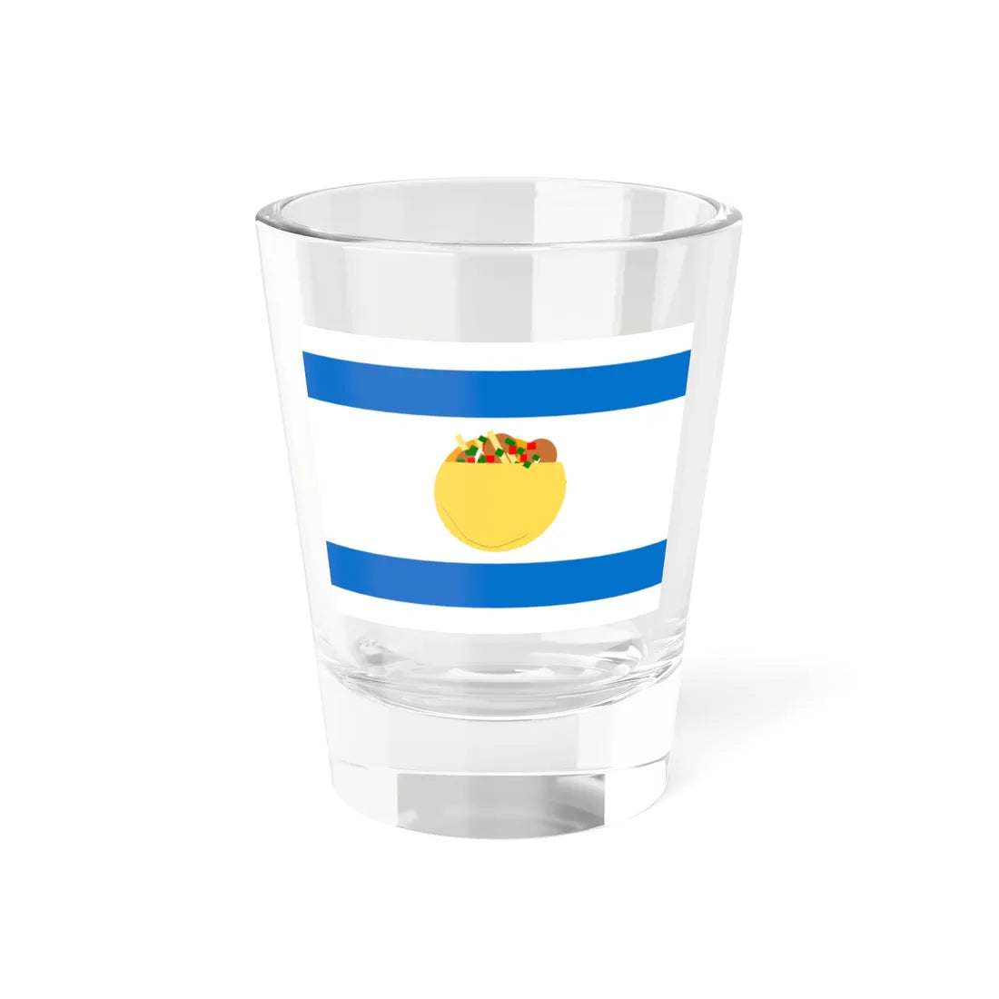 Israeli Falafel Flag 2 (Israel) Shot Glass 1.5oz 1.5oz - Go Mug Yourself