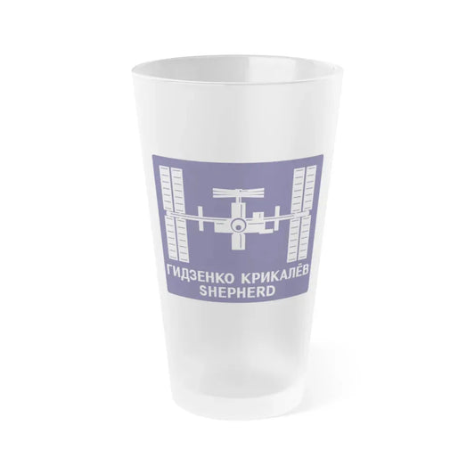 ISS Expedition 1 (NASA) Frosted Pint Glass 16oz Default Title - Go Mug Yourself