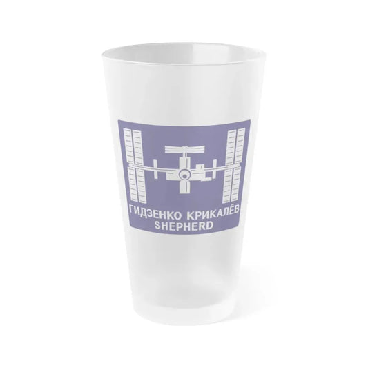 ISS Expedition 1 (NASA) Frosted Pint Glass 16oz Default Title - Go Mug Yourself