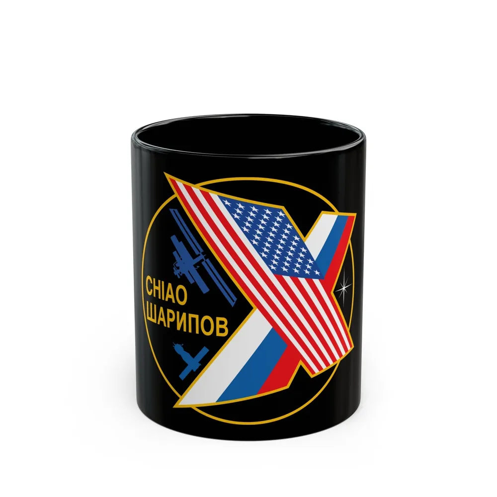 ISS Expedition 10 (NASA) Black Coffee Mug-11oz-Go Mug Yourself