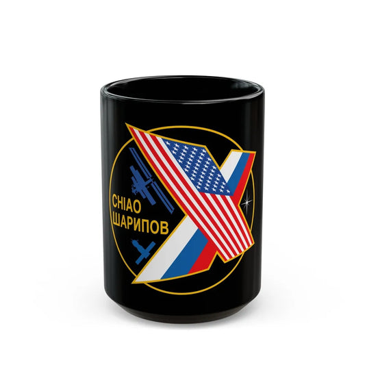 ISS Expedition 10 (NASA) Black Coffee Mug-15oz-Go Mug Yourself