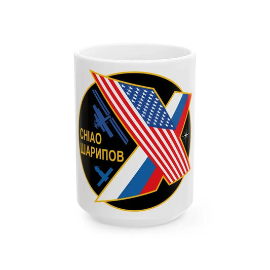 ISS Expedition 10 (NASA) White Coffee Mug 15oz - Go Mug Yourself