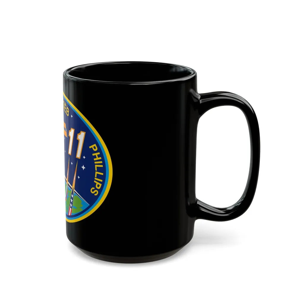 ISS Expedition 11 (NASA) Black Coffee Mug-Go Mug Yourself