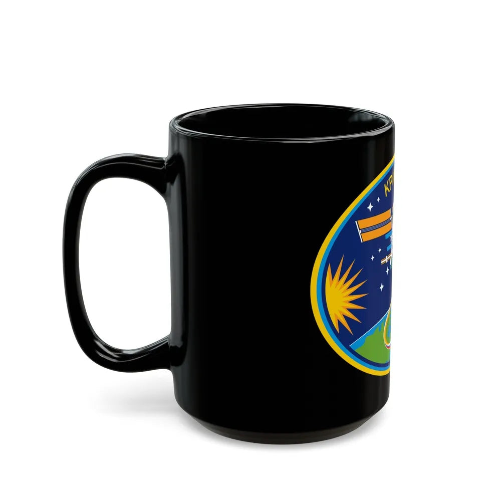 ISS Expedition 11 (NASA) Black Coffee Mug-Go Mug Yourself