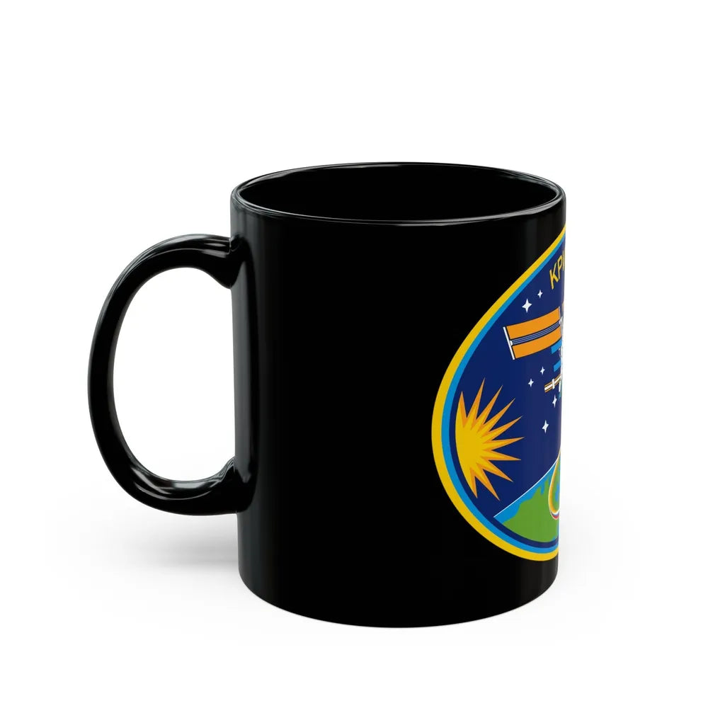 ISS Expedition 11 (NASA) Black Coffee Mug-Go Mug Yourself