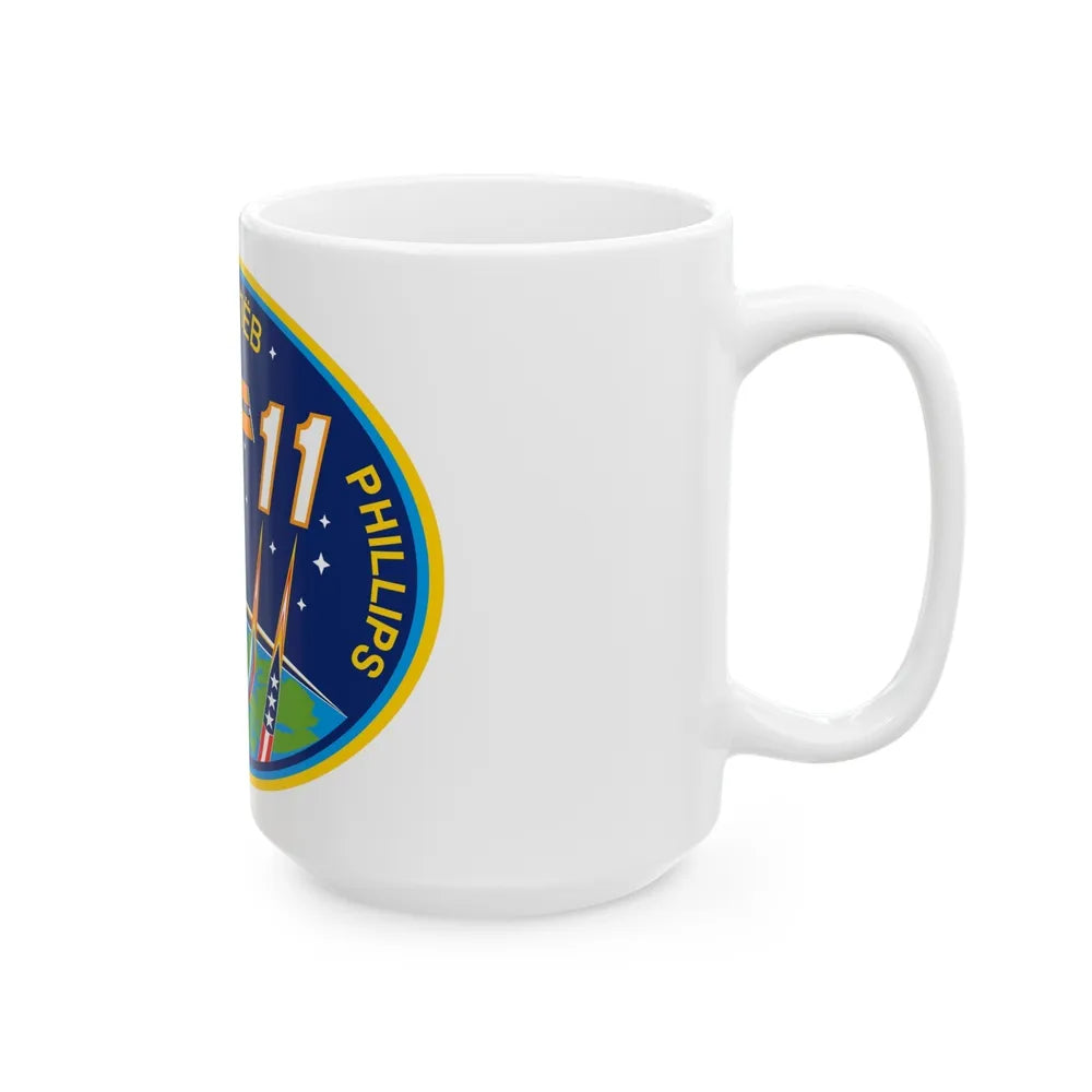 ISS Expedition 11 (NASA) White Coffee Mug-Go Mug Yourself