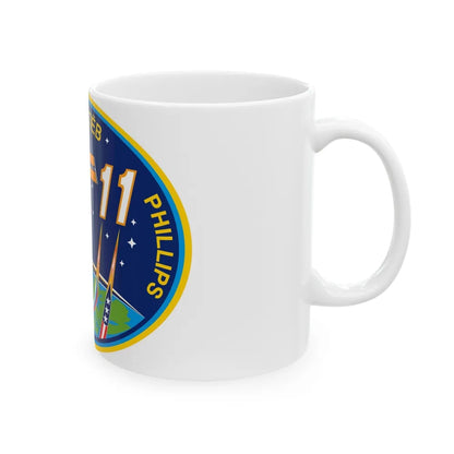 ISS Expedition 11 (NASA) White Coffee Mug-Go Mug Yourself