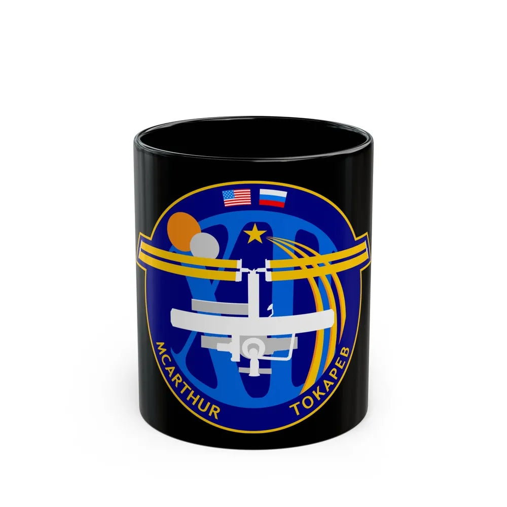 ISS Expedition 12 (NASA) Black Coffee Mug-11oz-Go Mug Yourself