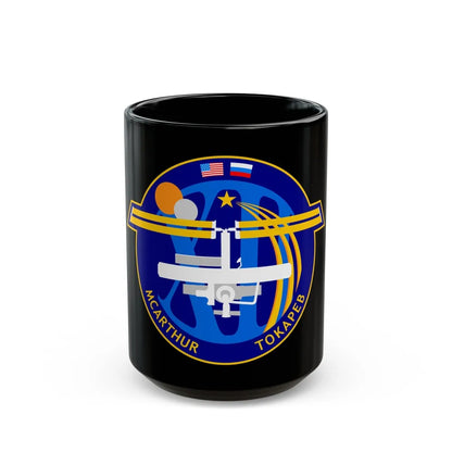 ISS Expedition 12 (NASA) Black Coffee Mug-15oz-Go Mug Yourself