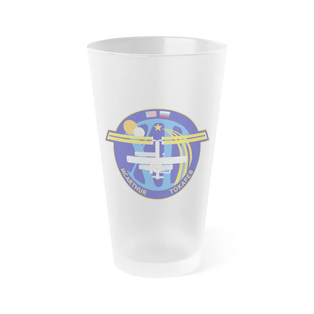 ISS Expedition 12 (NASA) Frosted Pint Glass 16oz-Go Mug Yourself