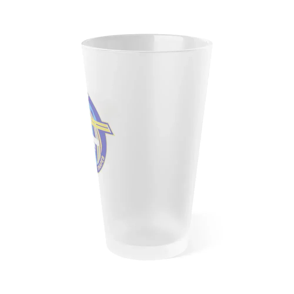 ISS Expedition 12 (NASA) Frosted Pint Glass 16oz - Go Mug Yourself