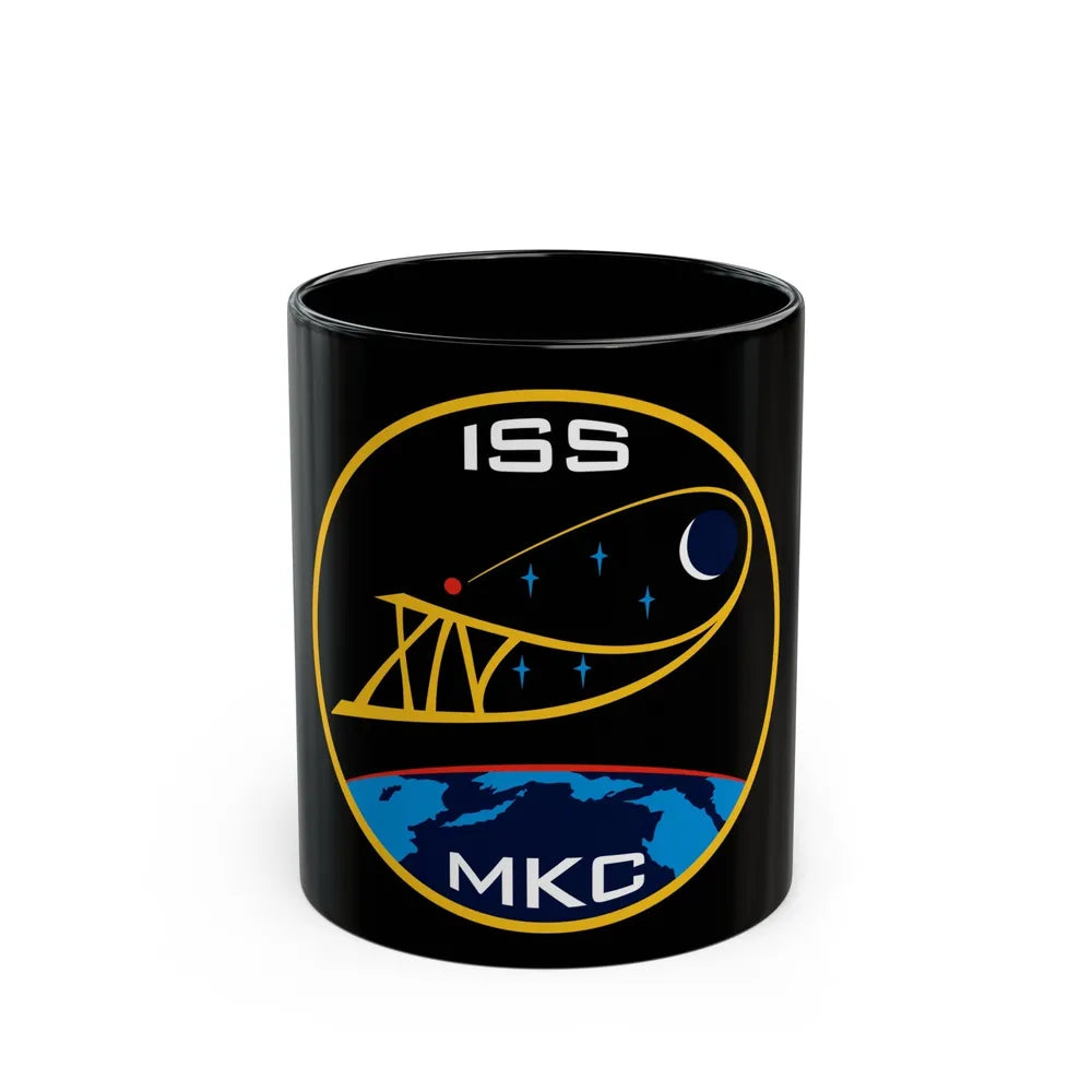 ISS Expedition 14 (NASA) Black Coffee Mug-11oz-Go Mug Yourself