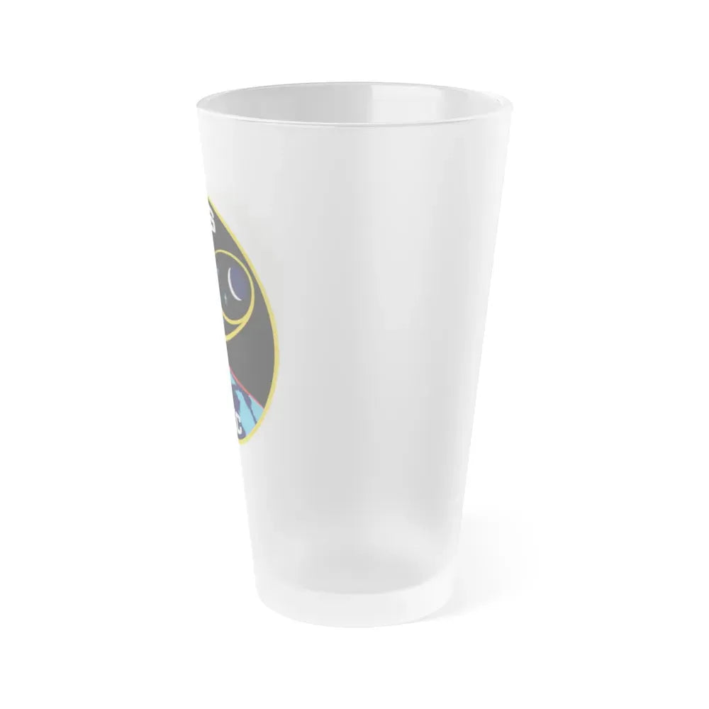 ISS Expedition 14 (NASA) Frosted Pint Glass 16oz - Go Mug Yourself