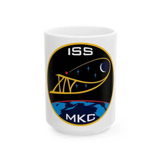 ISS Expedition 14 (NASA) White Coffee Mug 15oz - Go Mug Yourself