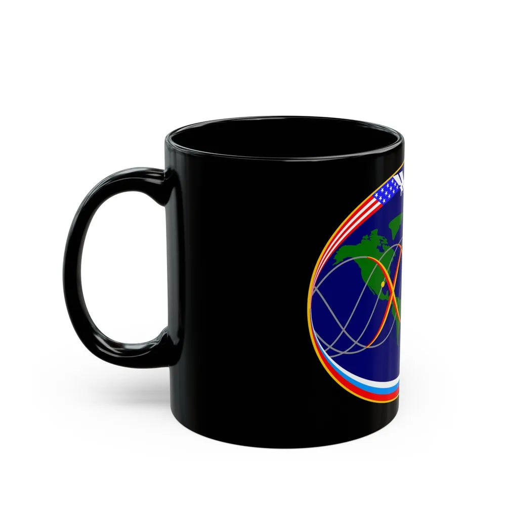 ISS Expedition 15 (NASA) Black Coffee Mug-Go Mug Yourself