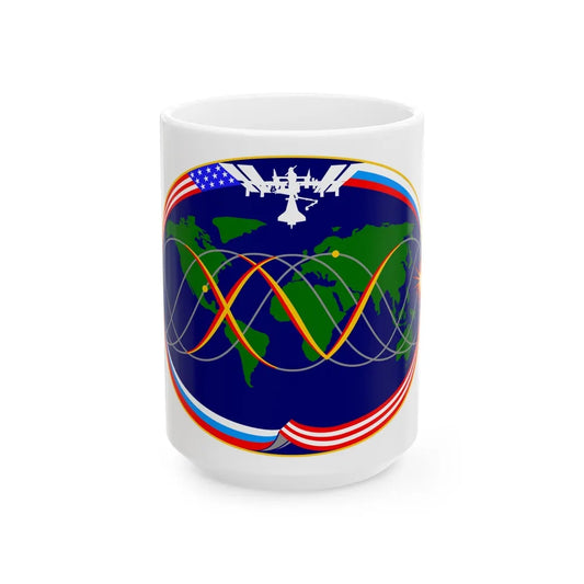 ISS Expedition 15 (NASA) White Coffee Mug-15oz-Go Mug Yourself