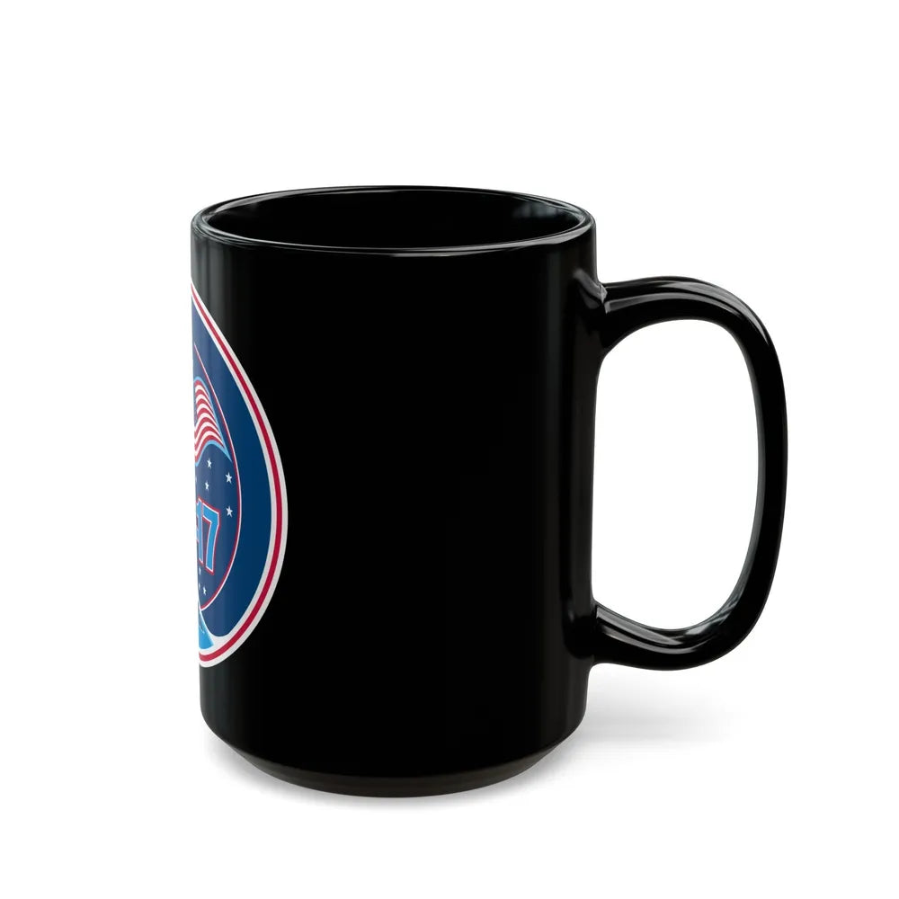 ISS Expedition 17 (NASA) Black Coffee Mug-Go Mug Yourself