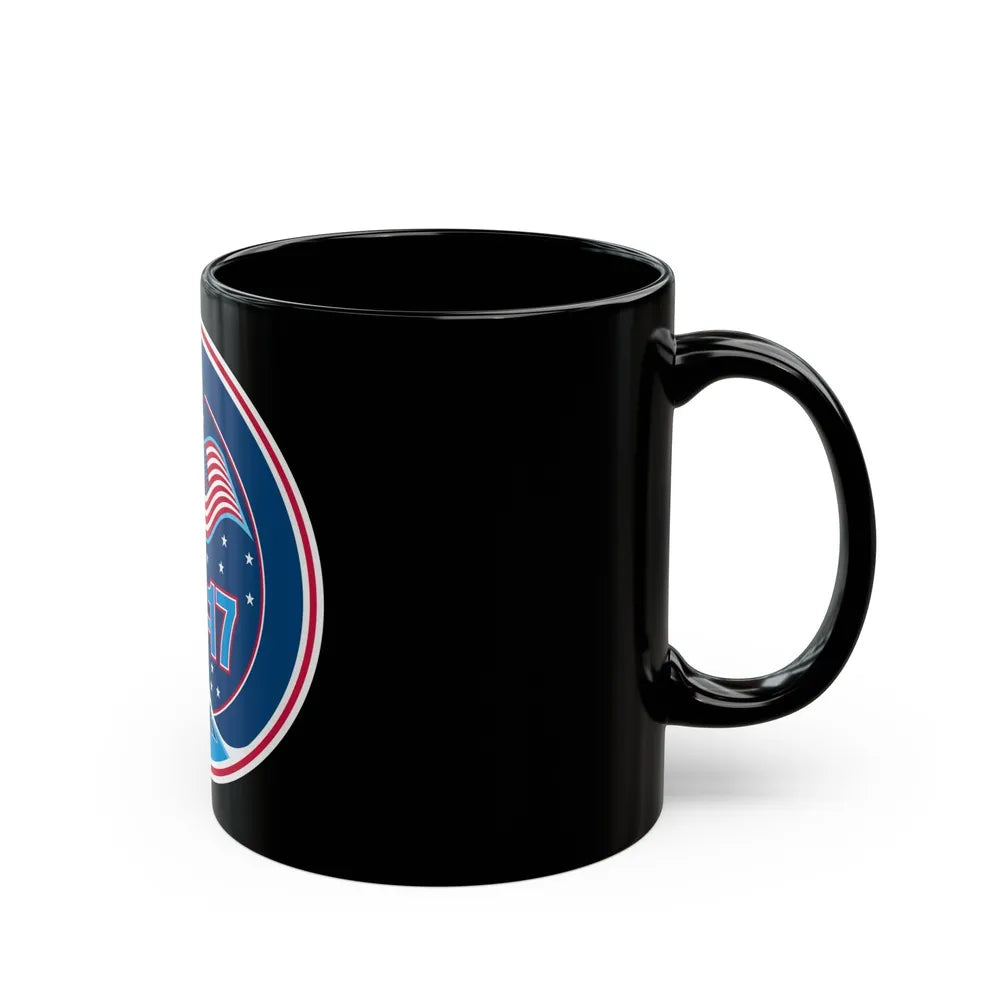 ISS Expedition 17 (NASA) Black Coffee Mug-Go Mug Yourself