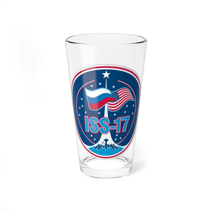 ISS Expedition 17 (NASA) Pint Glass 16oz-16oz-Go Mug Yourself