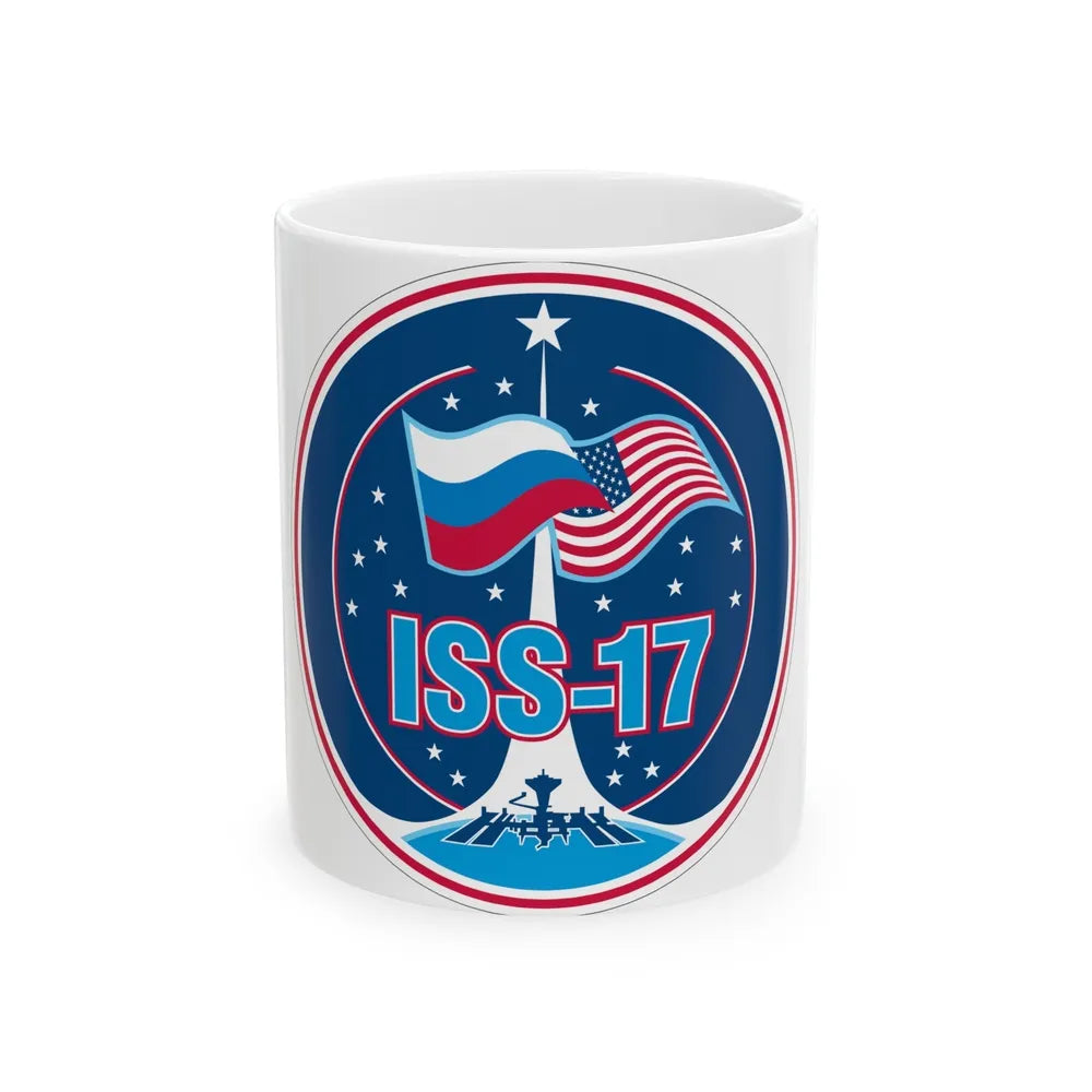 ISS Expedition 17 (NASA) White Coffee Mug-11oz-Go Mug Yourself