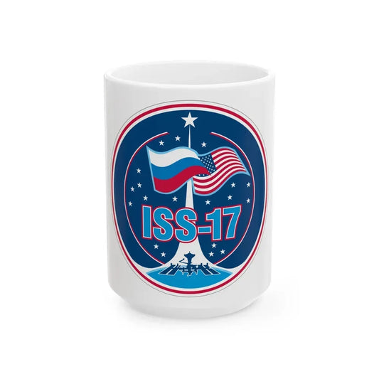 ISS Expedition 17 (NASA) White Coffee Mug 15oz - Go Mug Yourself