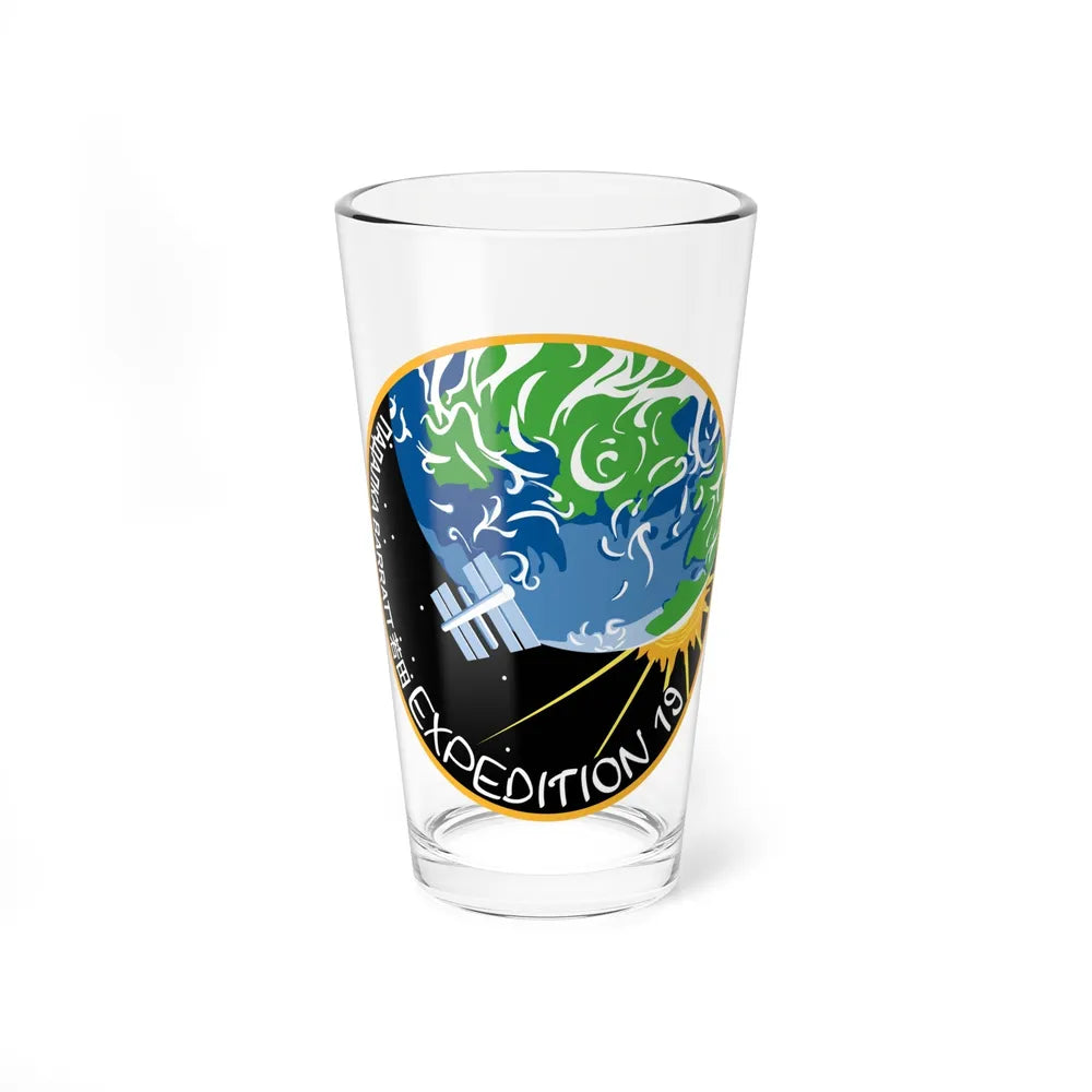 ISS Expedition 19 (NASA) Pint Glass 16oz-16oz-Go Mug Yourself