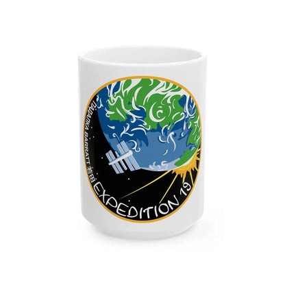 ISS Expedition 19 (NASA) White Coffee Mug-15oz-Go Mug Yourself