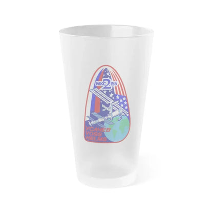 ISS Expedition 2 (NASA) Frosted Pint Glass 16oz Default Title - Go Mug Yourself