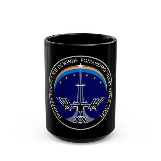 ISS Expedition 20 (NASA) Black Coffee Mug 15oz - Go Mug Yourself