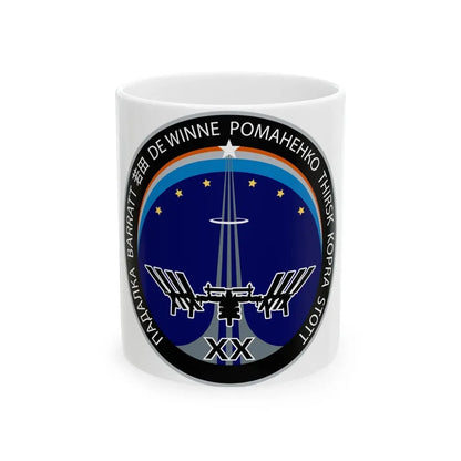ISS Expedition 20 (NASA) White Coffee Mug 11oz - Go Mug Yourself