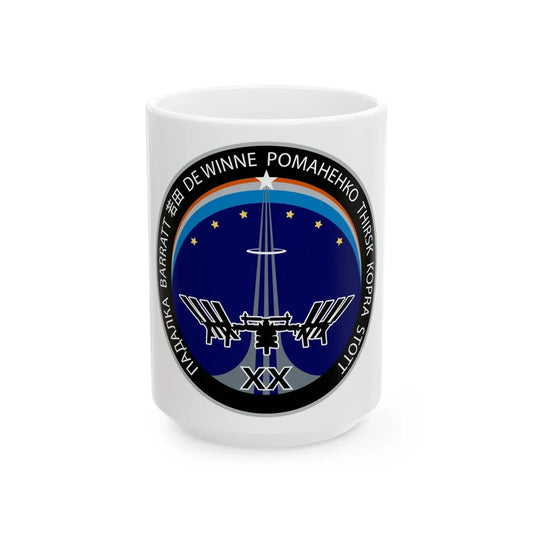 ISS Expedition 20 (NASA) White Coffee Mug-15oz-Go Mug Yourself