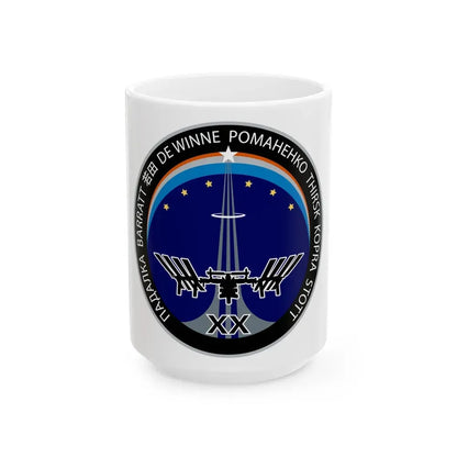 ISS Expedition 20 (NASA) White Coffee Mug 15oz - Go Mug Yourself