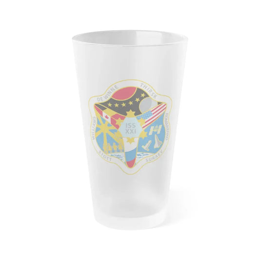 ISS Expedition 21 (NASA) Frosted Pint Glass 16oz Default Title - Go Mug Yourself