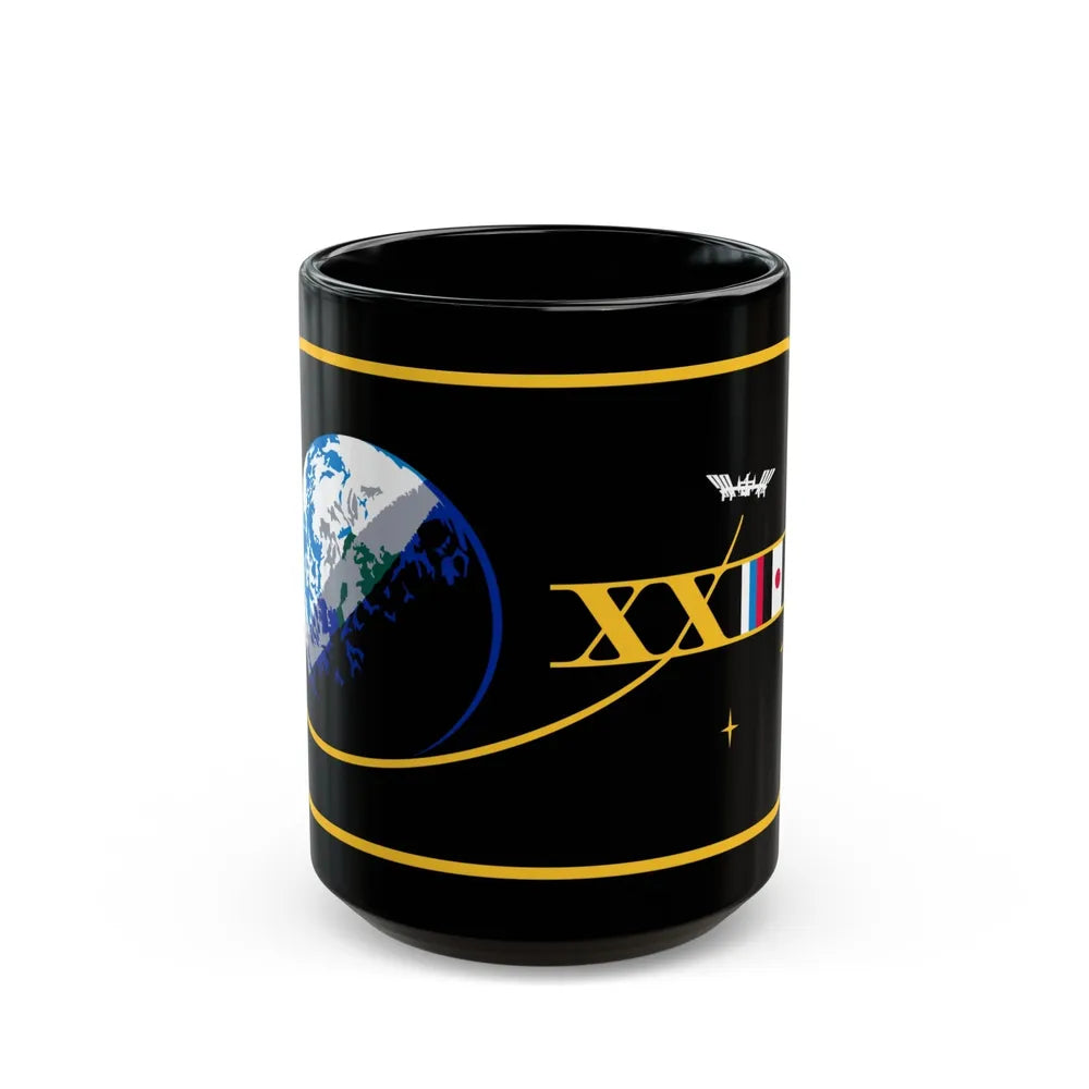 ISS Expedition 23 (NASA) Black Coffee Mug-15oz-Go Mug Yourself