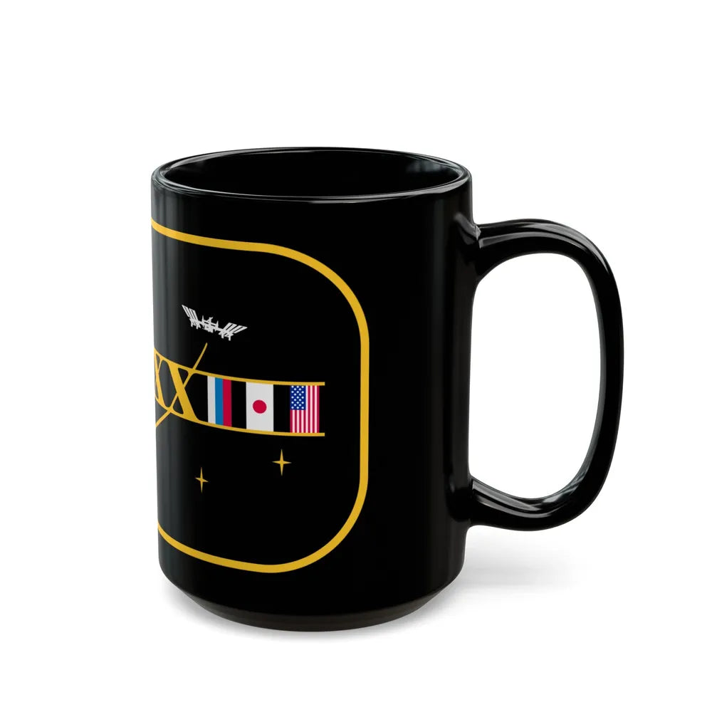 ISS Expedition 23 (NASA) Black Coffee Mug-Go Mug Yourself