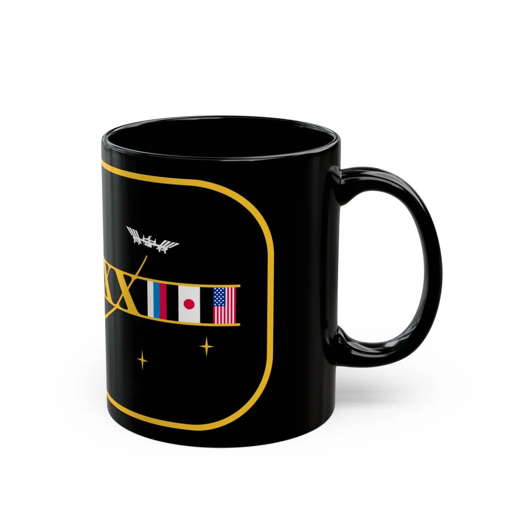 ISS Expedition 23 (NASA) Black Coffee Mug-Go Mug Yourself