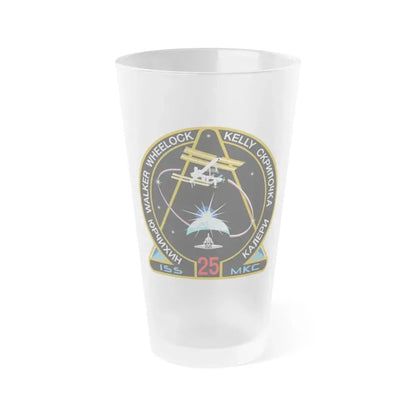 ISS Expedition 25 (NASA) Frosted Pint Glass 16oz Default Title - Go Mug Yourself