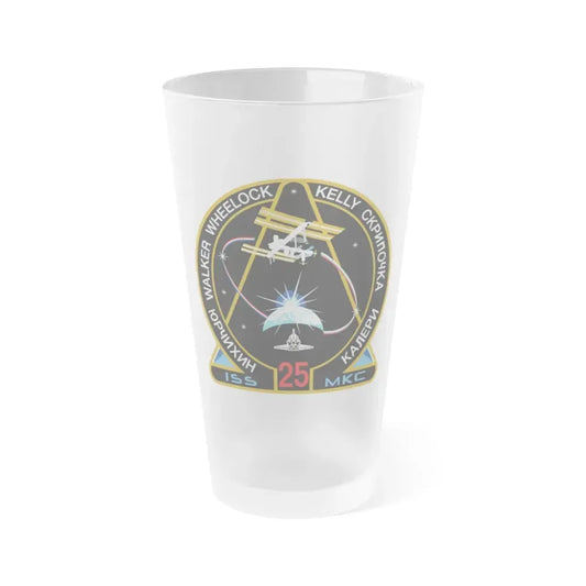 ISS Expedition 25 (NASA) Frosted Pint Glass 16oz Default Title - Go Mug Yourself