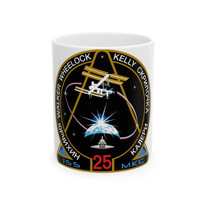 ISS Expedition 25 (NASA) White Coffee Mug-11oz-Go Mug Yourself