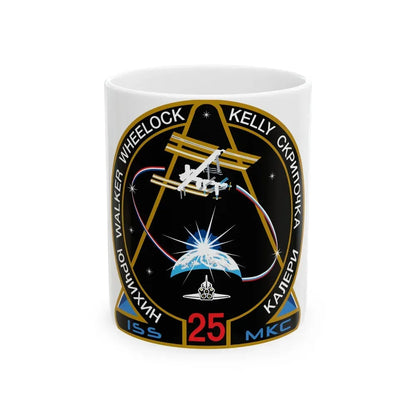 ISS Expedition 25 (NASA) White Coffee Mug 11oz - Go Mug Yourself