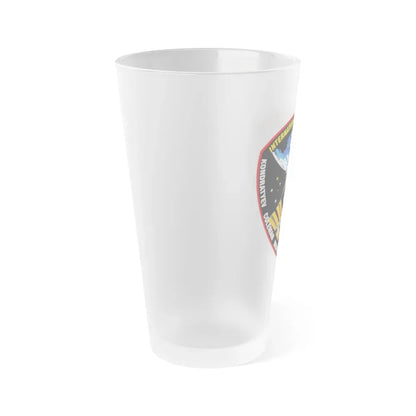 ISS Expedition 27 (NASA) Frosted Pint Glass 16oz - Go Mug Yourself